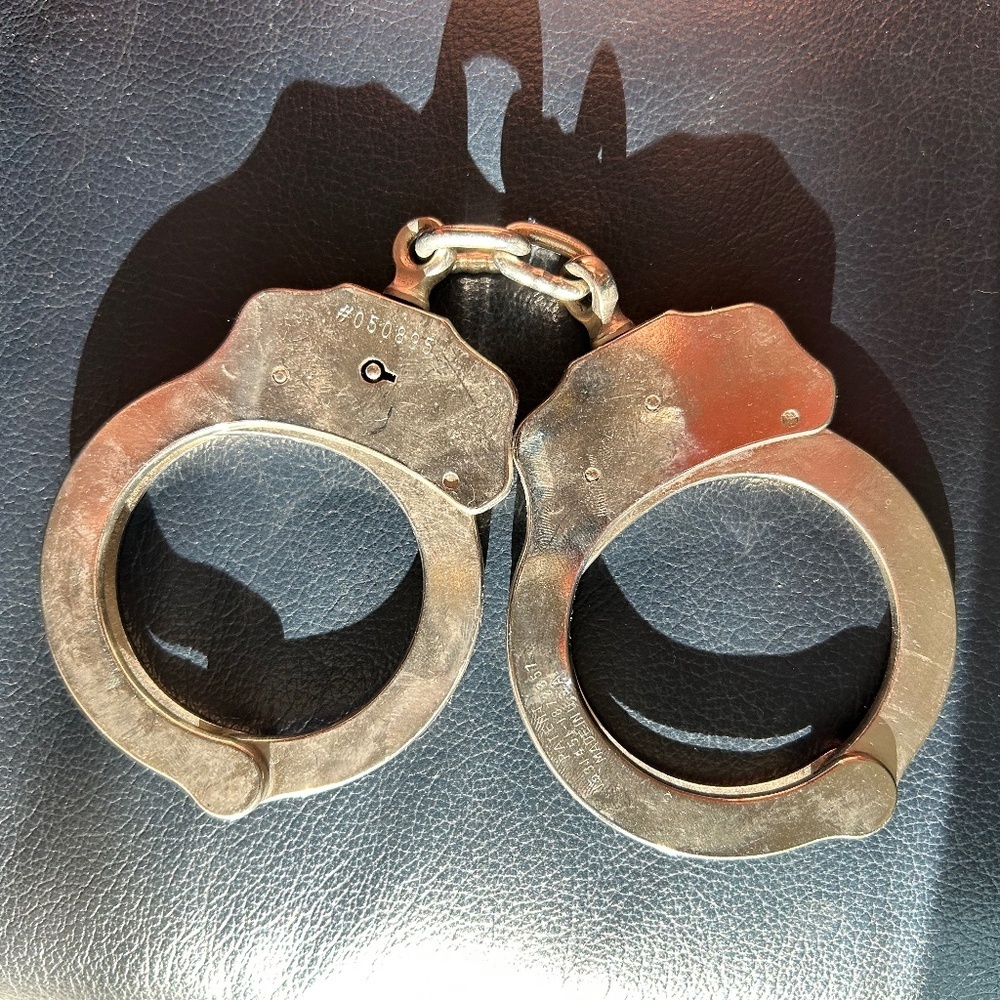 Vintage Law Enforcement Handcuffs - Picture 3 of 11